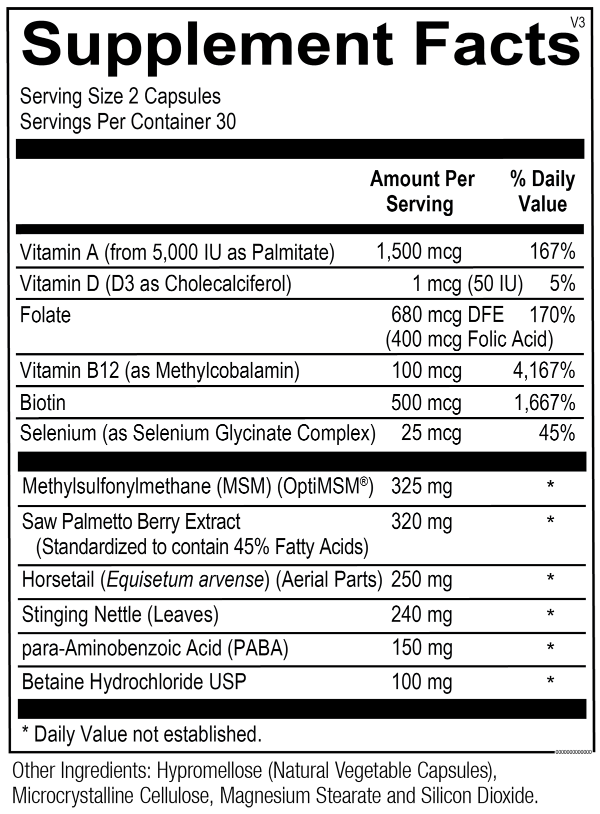 Hair & Skin Complex